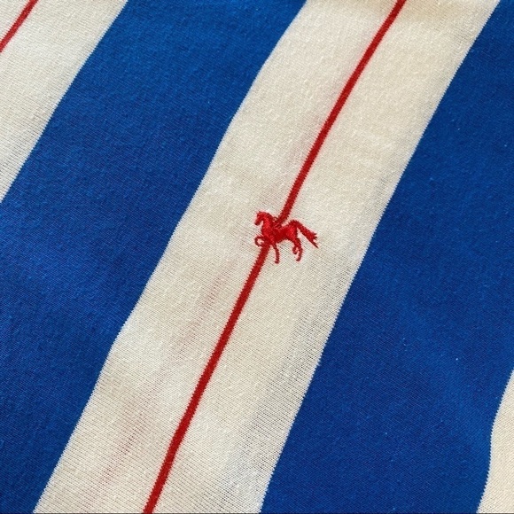 Vintage Chesterfield Striped Scoop Neck Top Size Medium - Picture 7 of 13